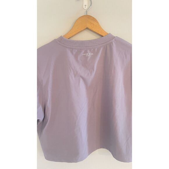 Anine Bing Purple Crop Top - Picture 4 of 7